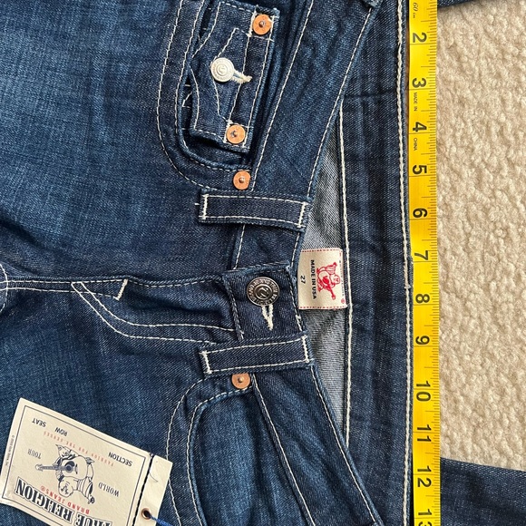 NWT True Religion Mid Rise Bootcut Jeans with Pocket Flap - Picture 5 of 7